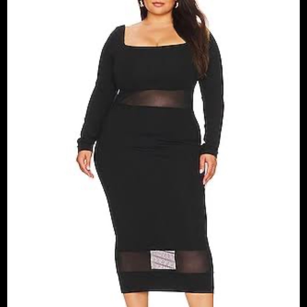 Remi x Revolve Mesh Midi Dress